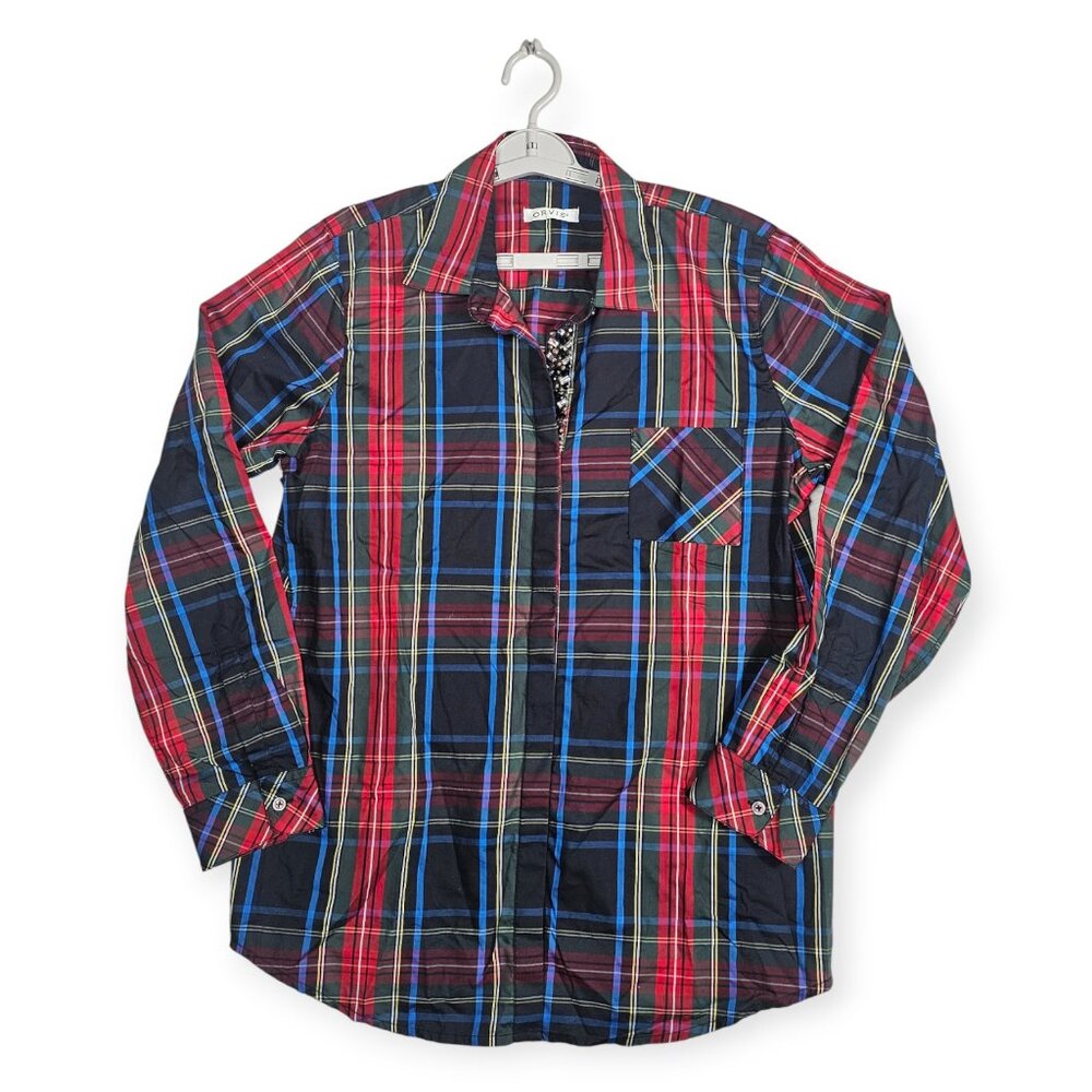 Orvis | Button-Down Shirt | Women's | 18 | Plaid | Embellished Yoke